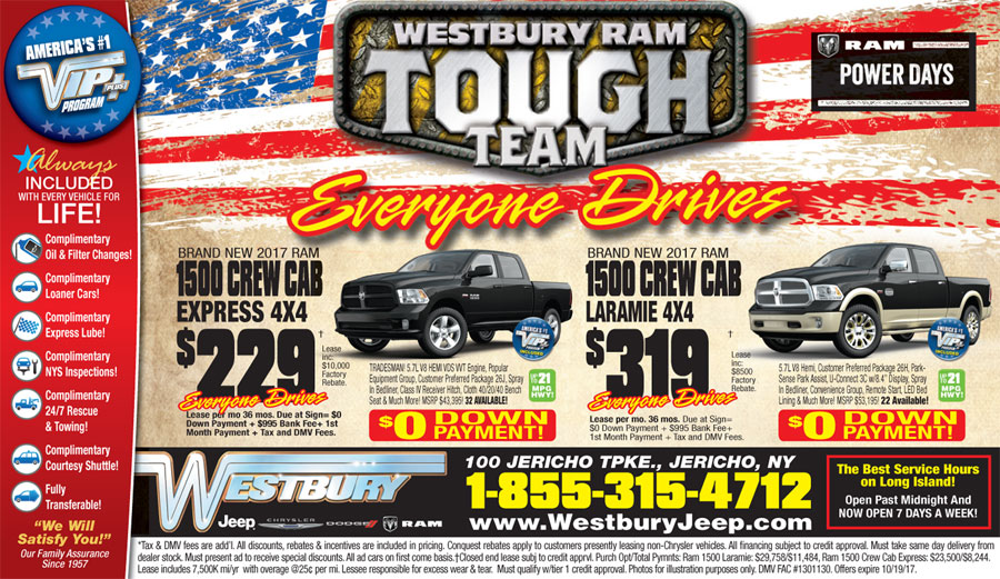 WestburyRamTrucksNewspaperAd Westbury Deals